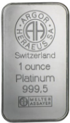 1 oz Platinum Heraeus Bar - Image 3