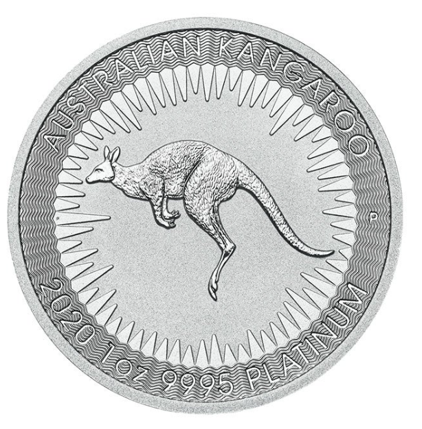 1 oz Platinum Kangaroo Coin - Image 2