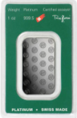 1 oz Platinum Heraeus Bar - Image 4
